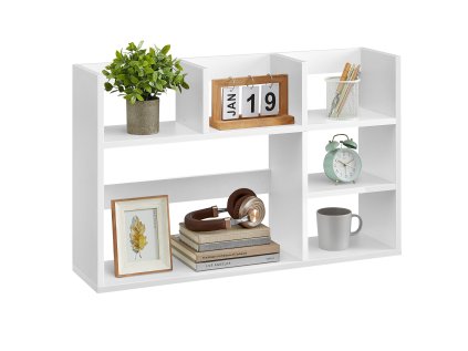 Úložná police na stůl PRACTIC 80x50 cm bílá do kuchyně či kanceláře