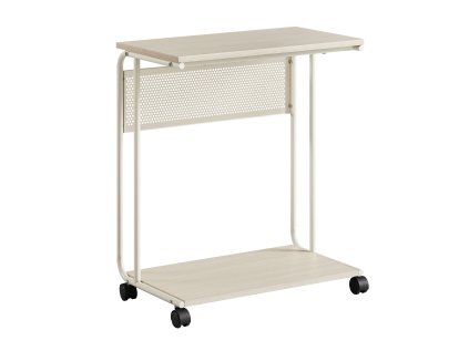 Stylový MIREZO stolek 55x33 cm béžový do pracovny i ložnice