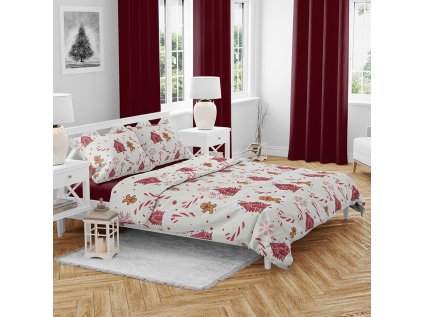 Pamut ágynemű GINGER REST fehér