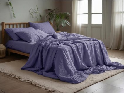 Muszlin ágynemű MUSSARI világos lila