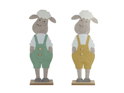 Velikonoční dekorace FELT LAMB 50 cm – veselá jarní ozdoba