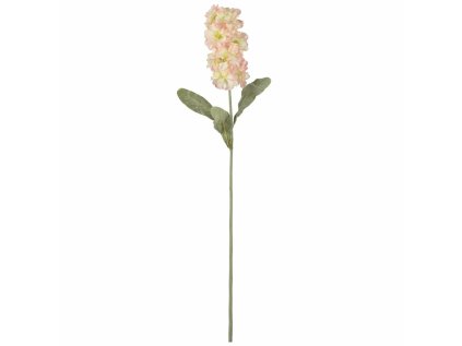 Umělá květina MATTHIOLA 56 cm, bílorůžová – jemná dekorace