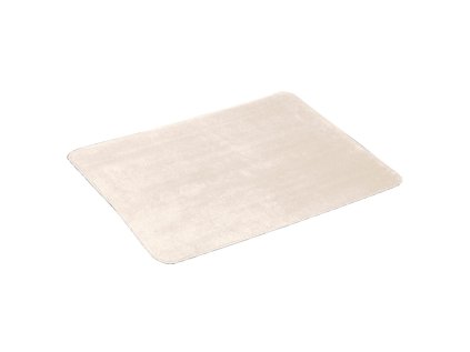 Krémová koupelnová předložka TRIVORA 60x100 cm pro světlý interiér