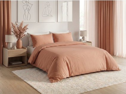 Pamut ágynemű CALMORA púderrózsaszín