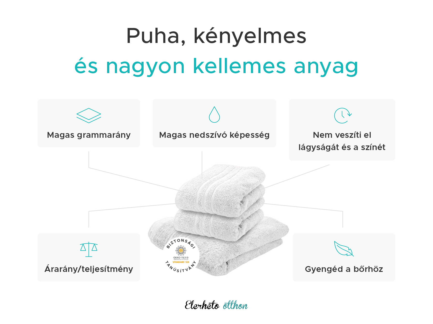 Comfort Maxi 100x180 cm világoszöld fürdőlepedő