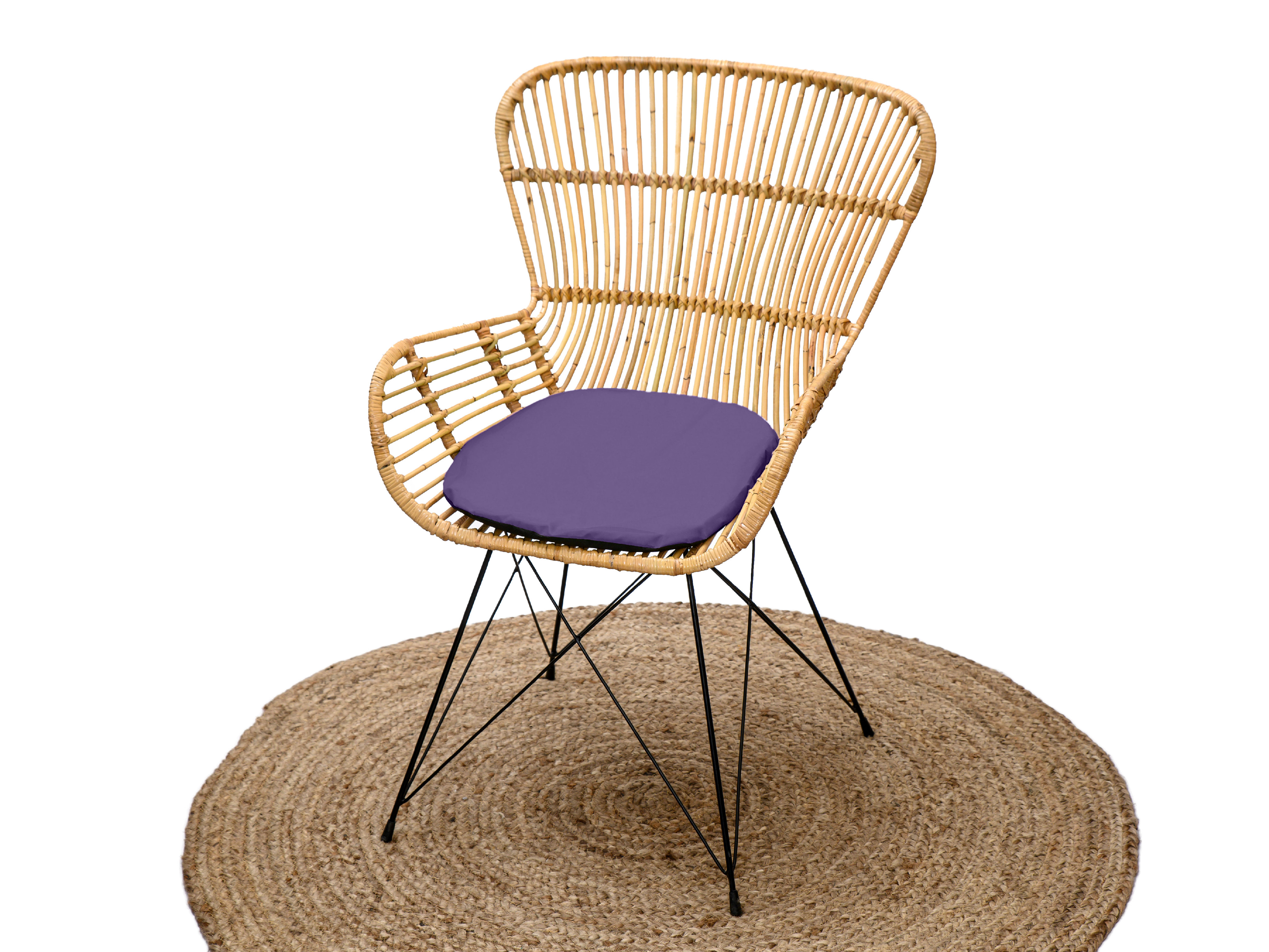 Standard lila székpárna