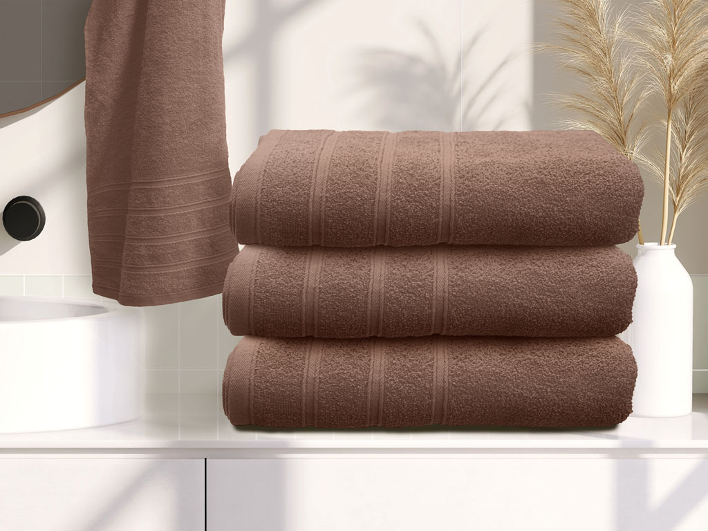 Bella világosbarna törölköző