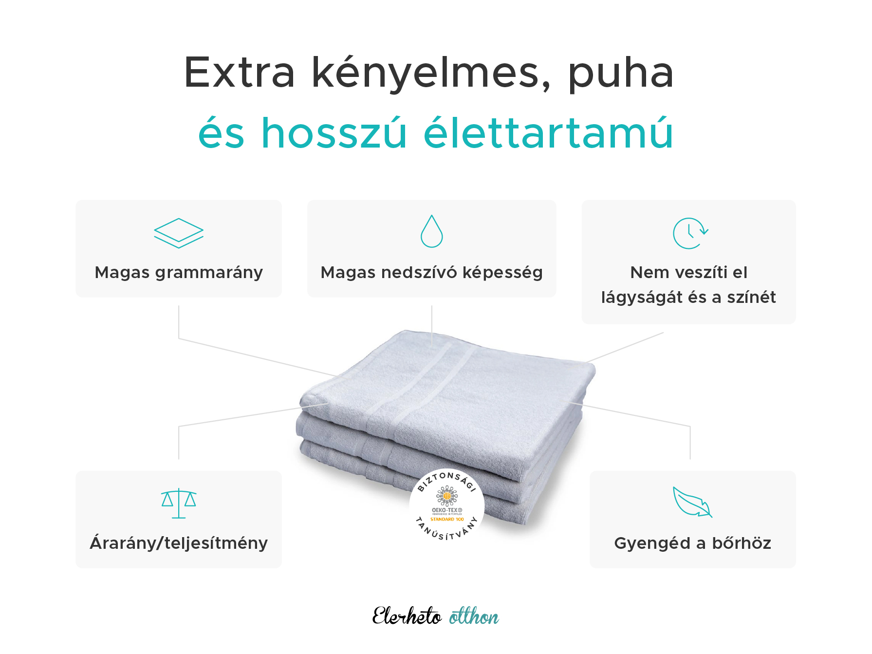 Royal fehér szállodai törölköző