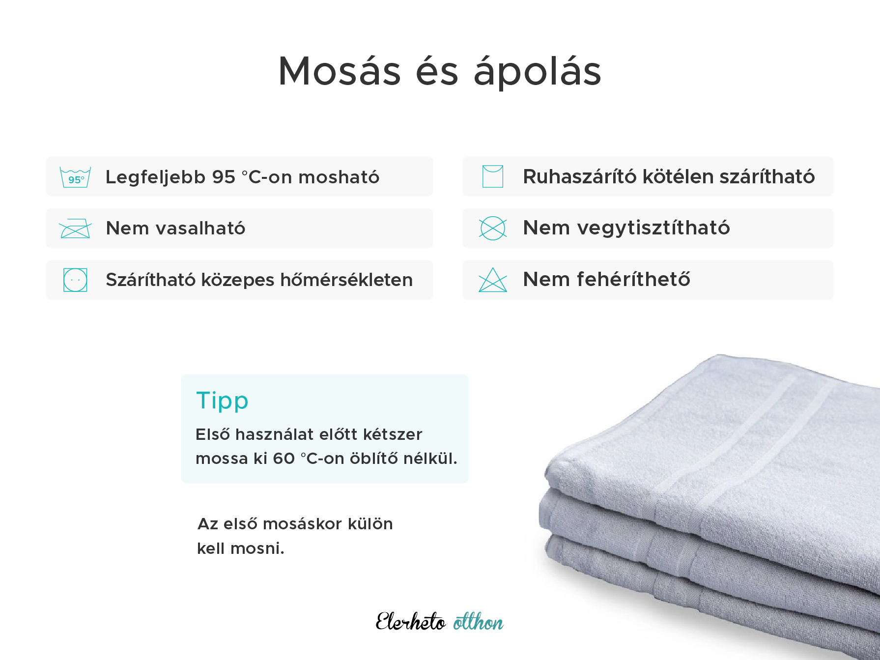 Royal fehér szállodai fürdőlepedő