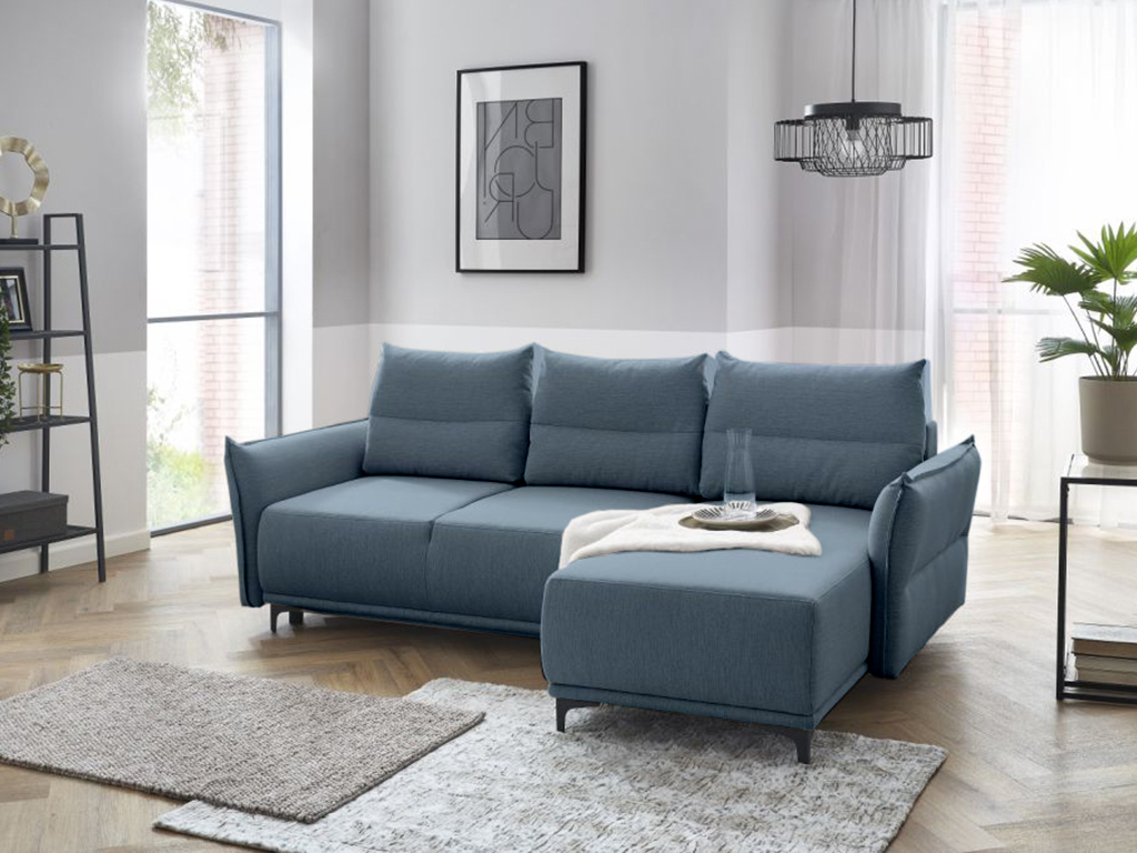 Focus Kék sarokkanapé SORRENTO Változat: Jobb sarok