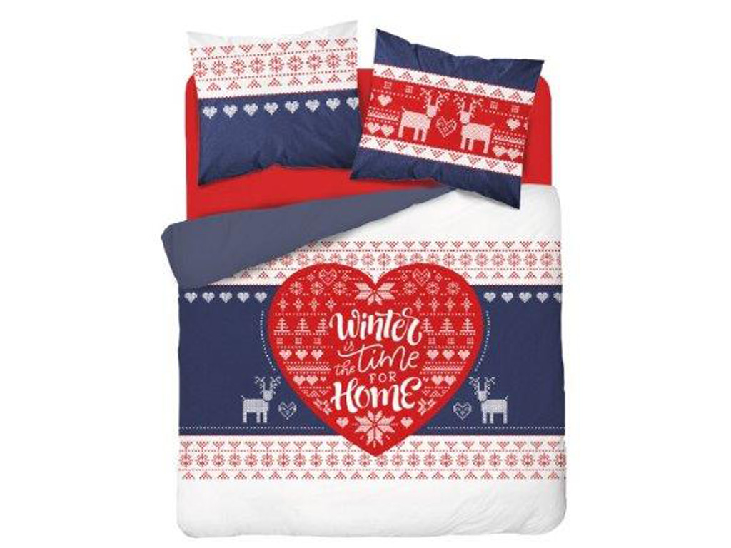 WINTER TIME francia pamut ágyneműhuzat