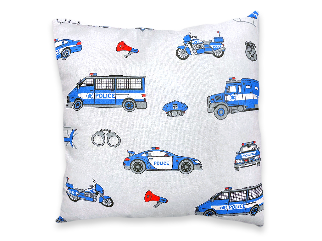 Rendőrség kék díszpárna