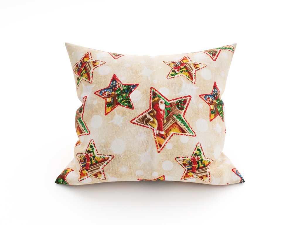 Karácsonyi párnahuzat 40x40 cm Csillagok