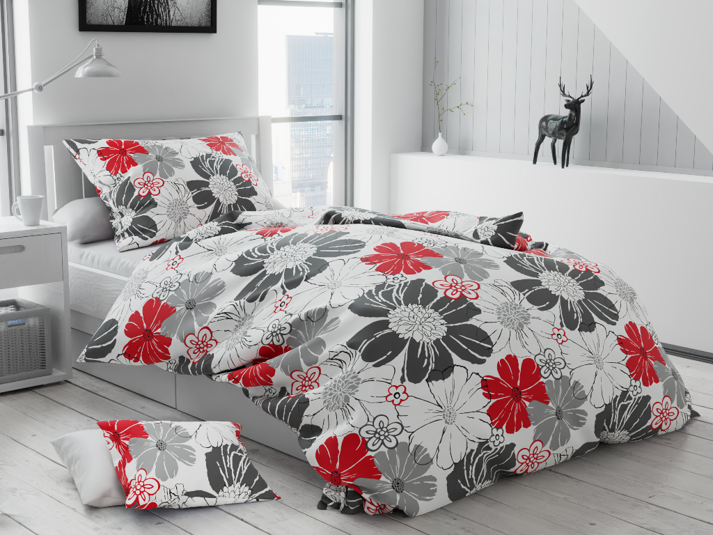 Austin fehér  flanel ágyneműhuzat + 40x50 cm párnahuzat ingyen