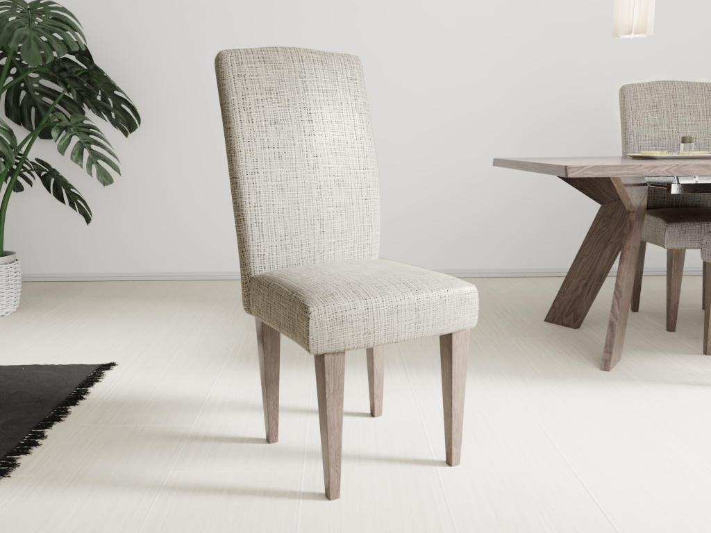 Rugalmas székhuzat háttámlával Karo bézs