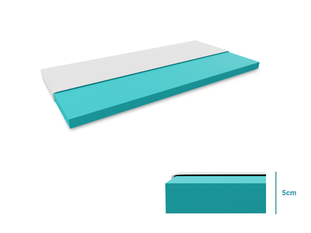 Matrac kiságyhoz Basic fehér 70 x 140 cm