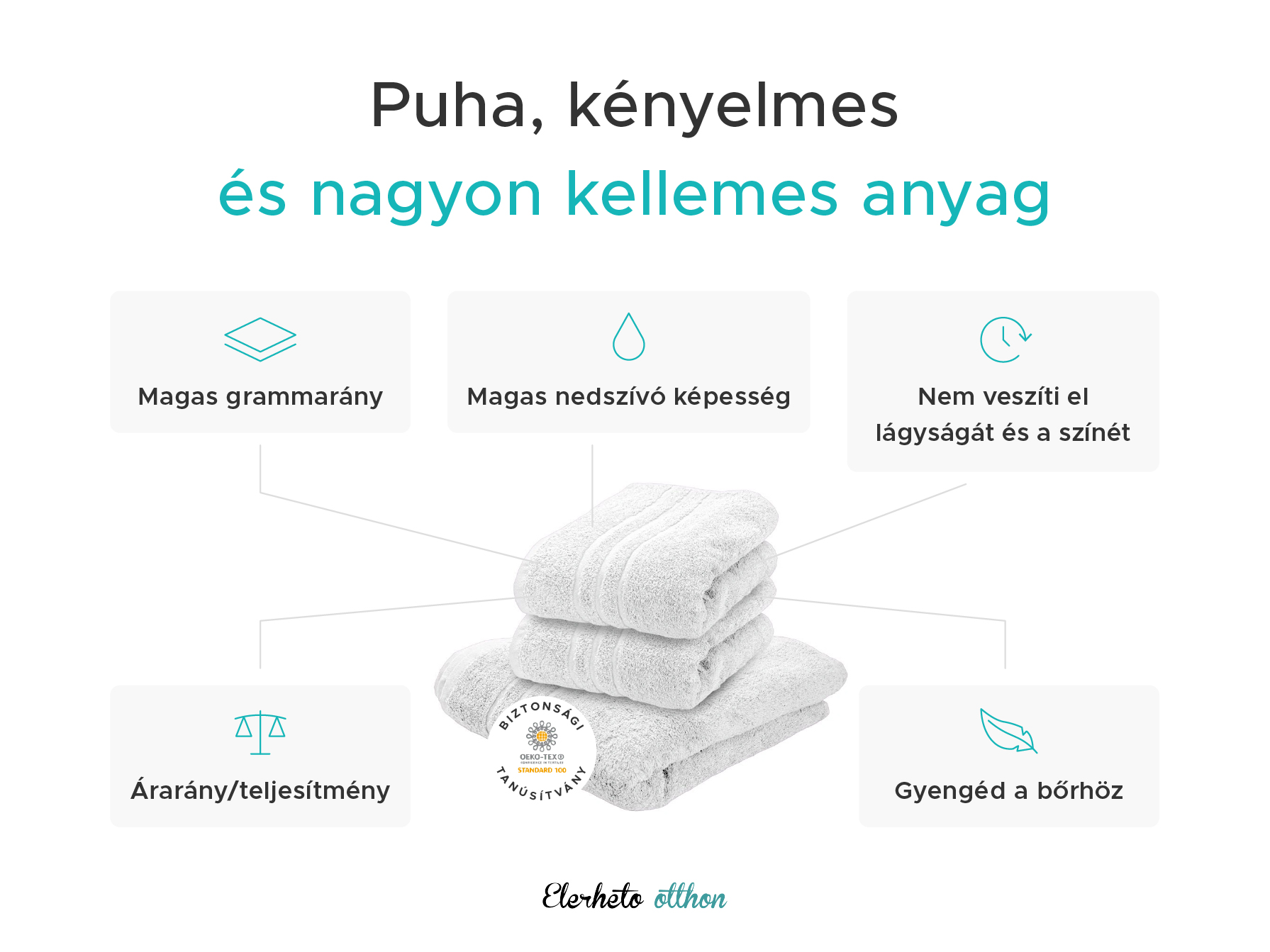 Classic világoszöld fürdőlepedő