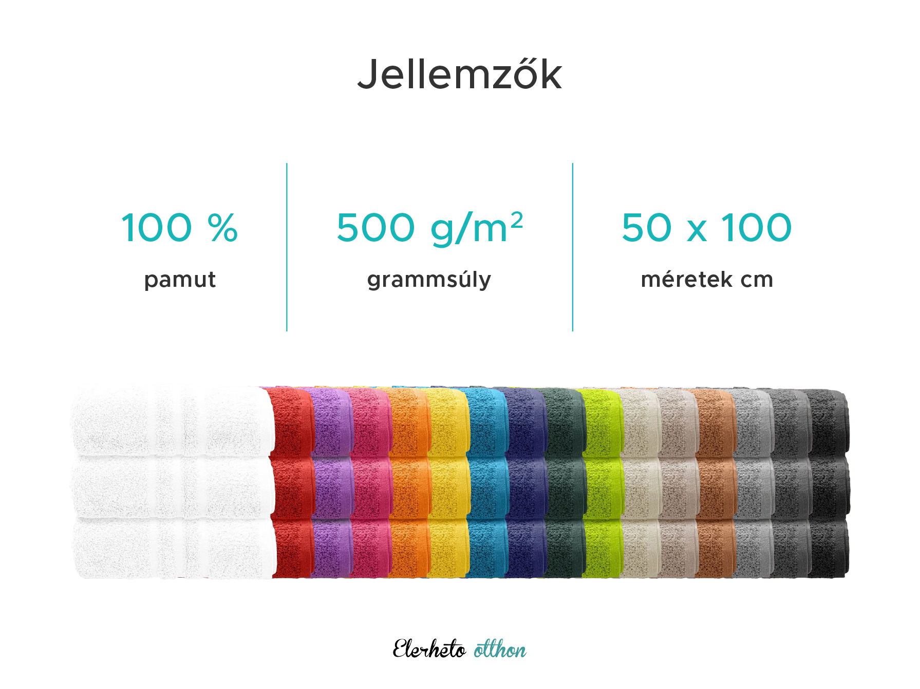 Comfort sárga törölköző