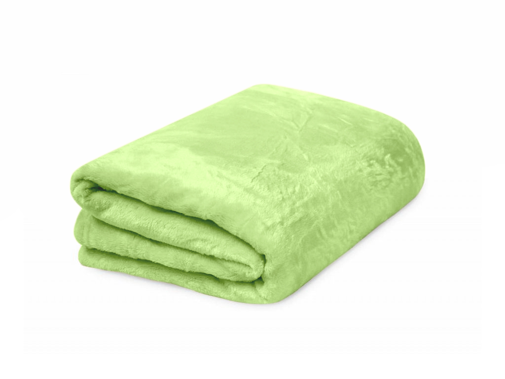 Mikroszálas pléd 150x200 cm világoszöld