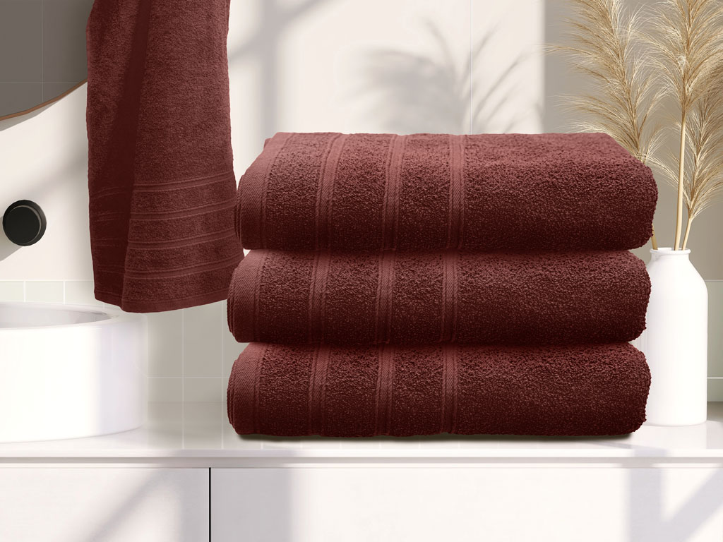 Bella sötétbarna törölköző