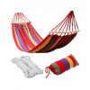 hamak dwuosobowy z poprzeczka 220x100cm kolorowy