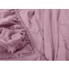 Jersey lepedő kiságyba rózsaszín 70 x 140 cm