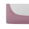 Jersey lepedő kiságyba rózsaszín 70 x 140 cm