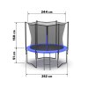 trampolina ogrodowa drabinka 244cm 8ft (2)