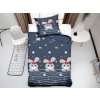 44391 detske povleceni cute bunny tmave sede