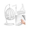 Fehér függőszék KOKON állvánnyal