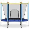 50695 modra zahradni trampolina mesh 140 cm s ochrannou siti