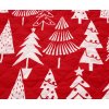 Piros ágytakaró CHRISTMAS TREES