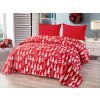 Piros ágytakaró CHRISTMAS TREES