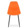 OSAKA narancssárga szék fekete lábakkal