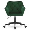 Sötétzöld irodai szék COPA VELVET