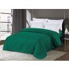 Zelený přehoz na postel se vzorem STONE (Méret 200 x 220 cm)