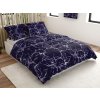 Bavlněné povlečení TEMPESTA fialové – luxusní mramorový vzor