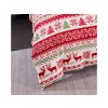 53318 4 2x povleceni mikroplys christmas joy bile prosteradlo mikroplys soft 180x200 cm bile