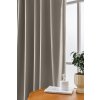 53999 3 2x svetle sedy zatemnovaci zaves velvet s kovovymi krouzky 135x250 cm