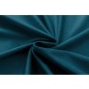 54050 18 2x tyrkysovy zatemnovaci zaves velvet s kovovymi krouzky 135x250 cm