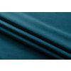 54050 16 2x tyrkysovy zatemnovaci zaves velvet s kovovymi krouzky 135x250 cm