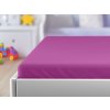 Jersey sötétlila lepedő gyerekágyhoz 70 x 140 cm