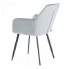 55842 6 svetle sede sametove jidelni kreslo vialli