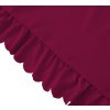 Povlečení z mikrovlákna s volánky VIRGINIA vínové (Ágyneműhuzat mérete 70 x 80 cm | 140 x 200 cm)