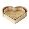 56316 1 sada 2 drevenych podnosu heart tray