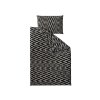 Kvalitní černé ložní povlečení PIXELS s moderním pixelovým vzorem