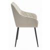 58005 1 bezove sametove jidelni kreslo nugat