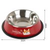 58155 ruzova kovova miska pro psa kocku fido