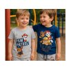 Gyermek póló 2 db PAW PATROL kék/szürke - különböző méretekben