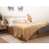 59752 1 pled z recyklovane bavlny take a plaid 125x150 cm zluty